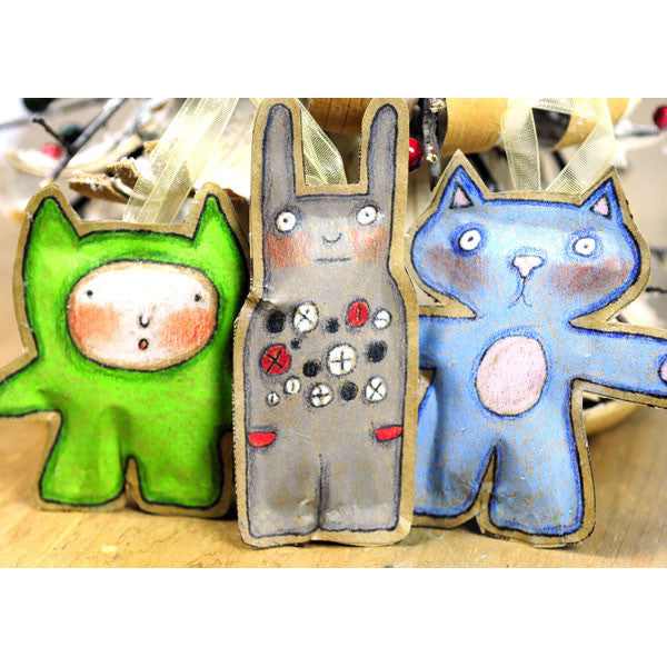 Stuffed Paper Bag Characters Project by Marylinn Kelly