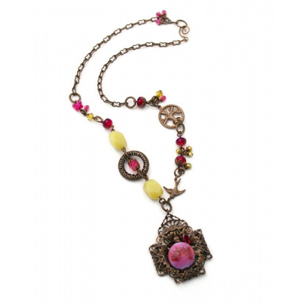 Coming Home Necklace Project by Wendy Mullane