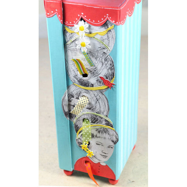 Hip Ribbon Storage Box Project by Claudine Hellmuth