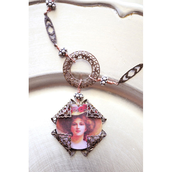 Vintaj Maiden Necklace Project by Johanna Love