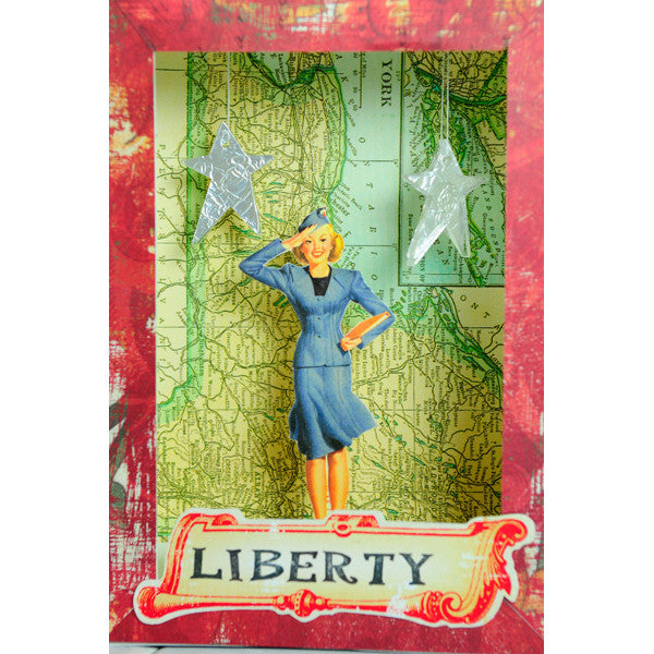 Americana Shadow Box Project by Sarah Meehan