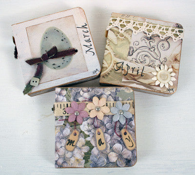Mini Books of the Year Project by Diane Michioka, Carolyn Fuentes, Linda Tong, and Cher Lashley