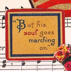 Soldier Tribute ATC Project by Debbie Metti