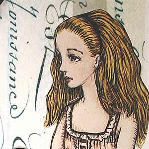 Alice Bookmark Project by Debbie Metti