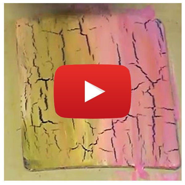 Paint Crackle Video By Julia Andrus