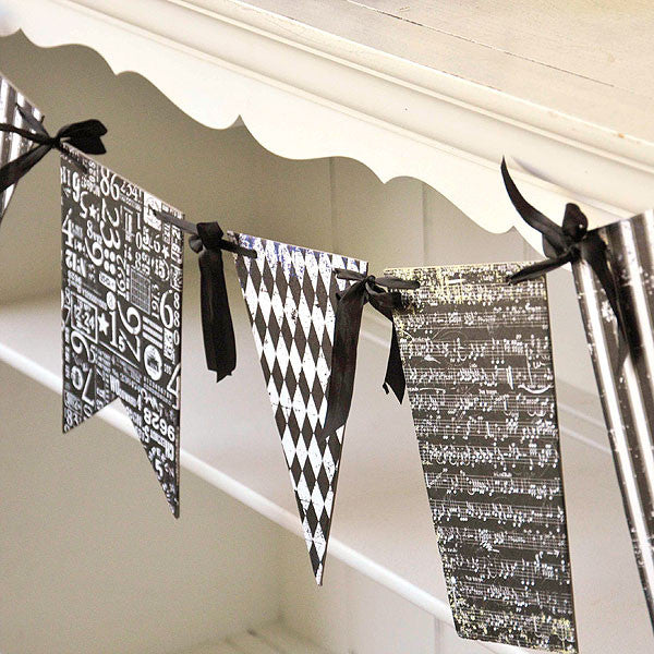 Black and White Banner Project