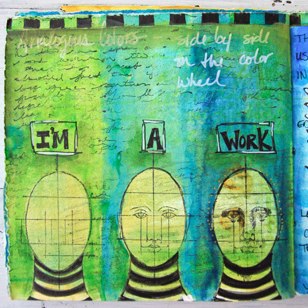 With One Palette Journal Project by Pam Carriker