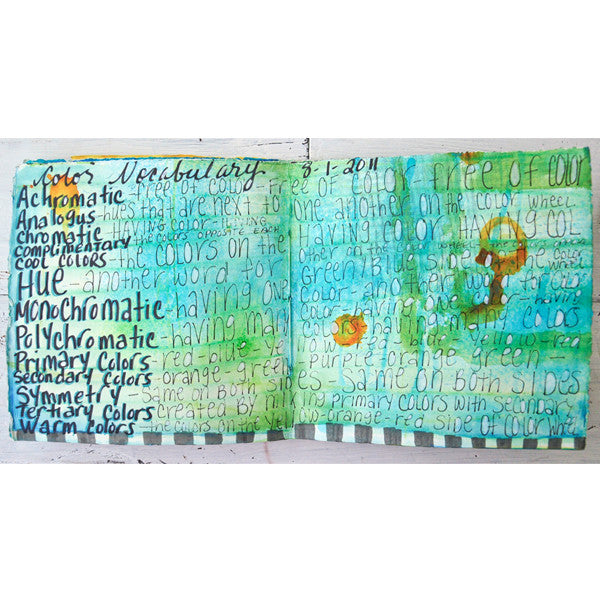 With One Palette Journal Project by Pam Carriker