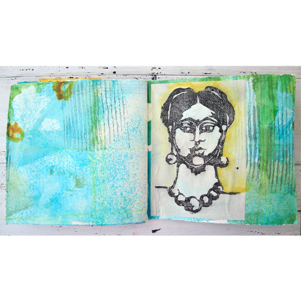 With One Palette Journal Project by Pam Carriker