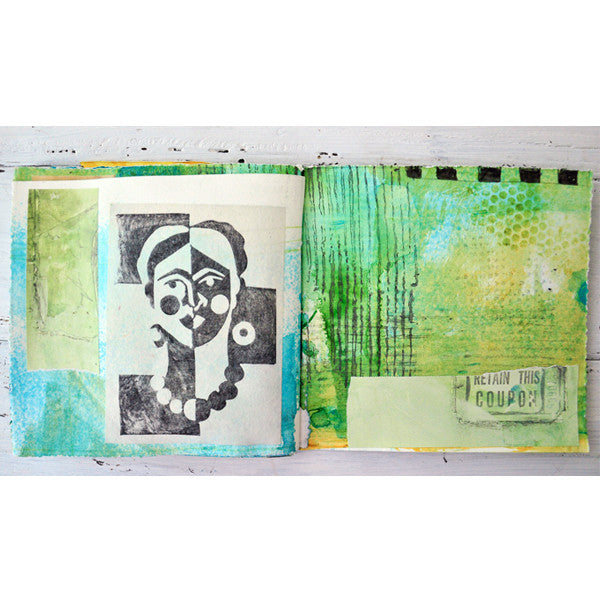 With One Palette Journal Project by Pam Carriker