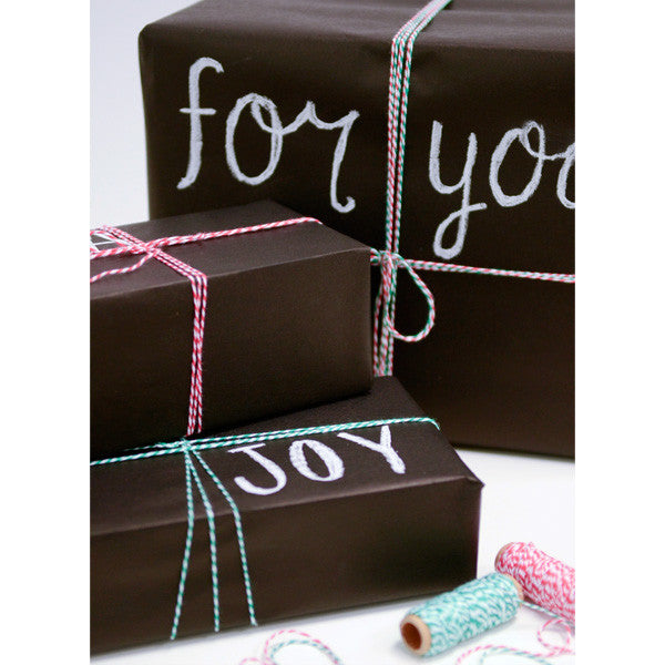 Chalkboard Gift Wrap Inspiration Project