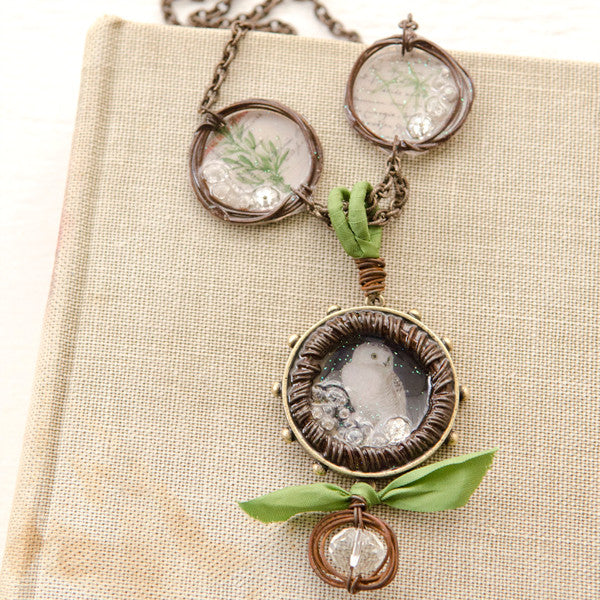 Rustic Charm Necklace Project by Johanna Love