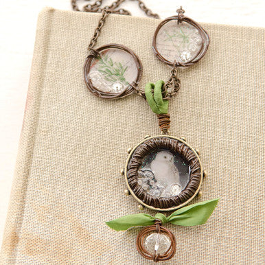 Rustic Charm Necklace Project by Johanna Love