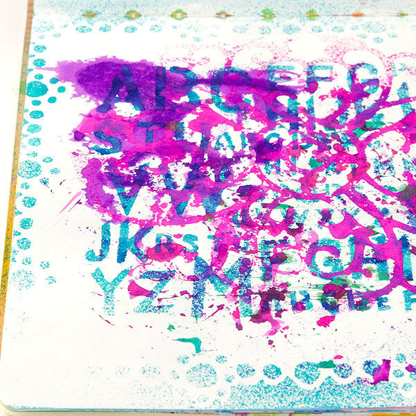 Let Not One Drop Be Wasted ... Experimenting With Dyan Reaveleys Dylusions Journal Project by Christen Olivarez