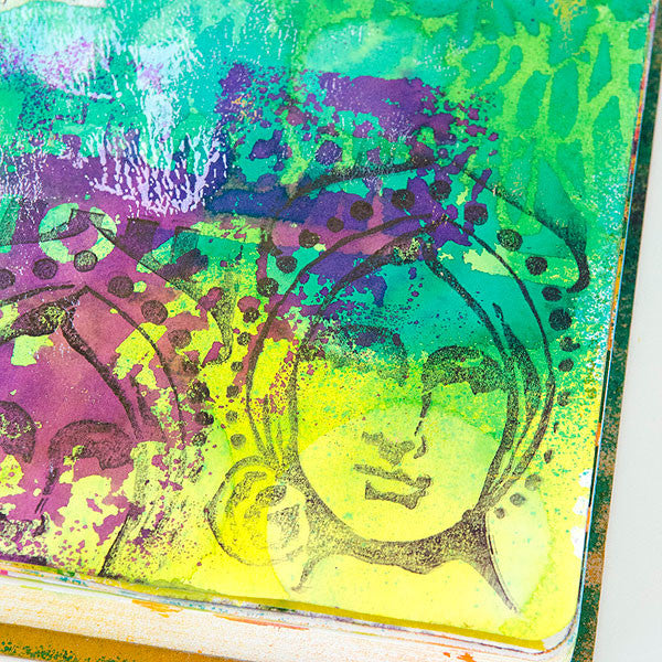 Let Not One Drop Be Wasted ... Experimenting With Dyan Reaveleys Dylusions Journal Project by Christen Olivarez