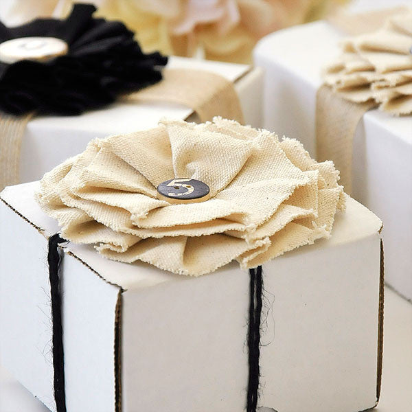 Canvas Flower Cartons Project