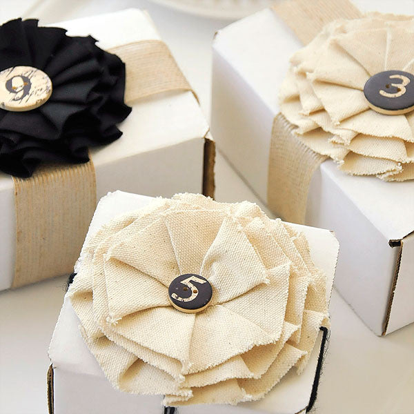 Canvas Flower Cartons Project