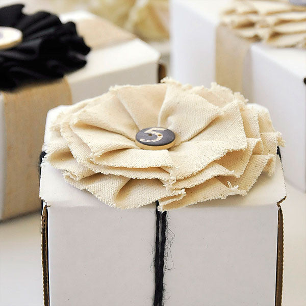Canvas Flower Cartons Project