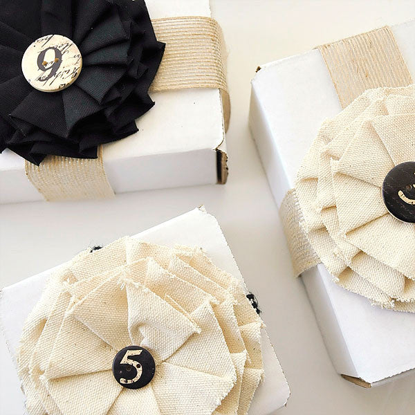 Canvas Flower Cartons Project