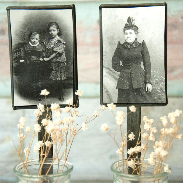 Family Photo Crate Display Project