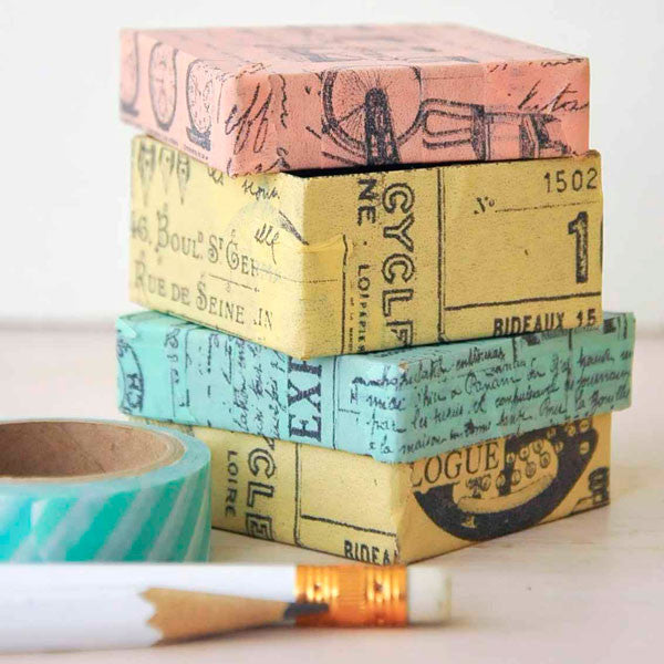 Vintage Washi Boxes Project