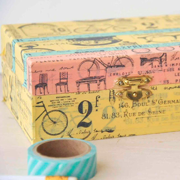 Vintage Washi Boxes Project