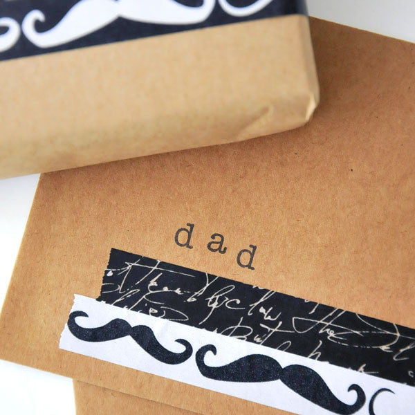 Moustache Card and Gift Wrap Inspiration Project