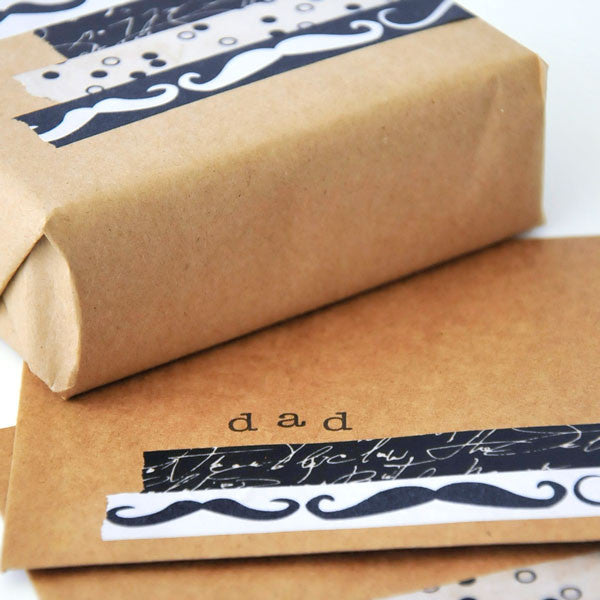 Moustache Card and Gift Wrap Inspiration Project