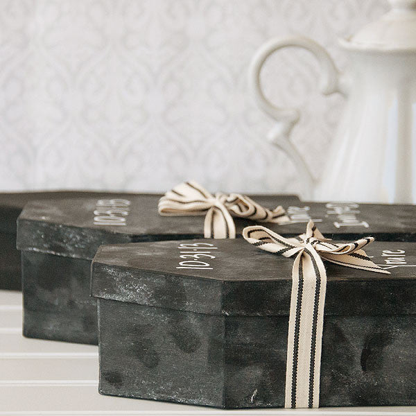 Halloween Chalkboard Coffin Invitation Project