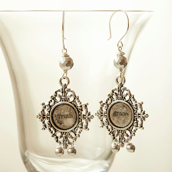 My Truth and Grace Earrings Project by Kristen Robinson