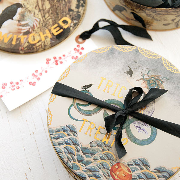 Papaya Art Halloween Tins Packing Project