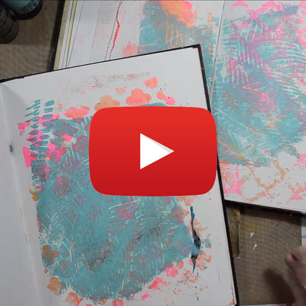 Gelli Plate Printing Video by Samantha Kira Harding