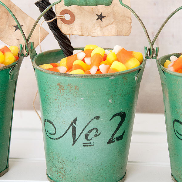 Vintage Number Buckets Inspiration Project