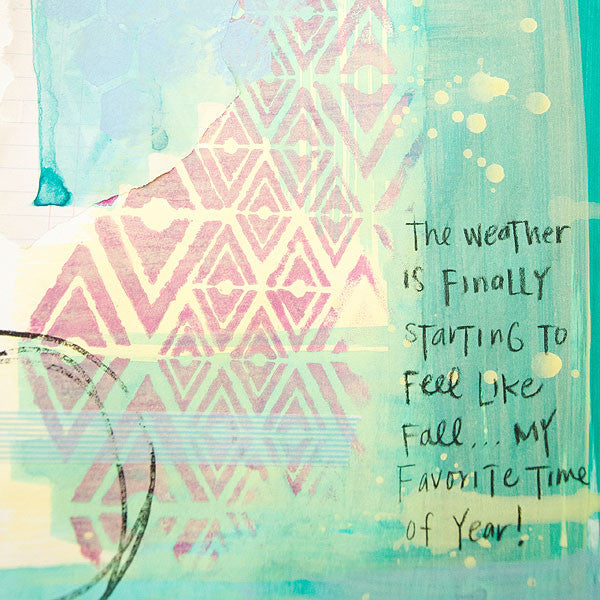 Gratitude Art Journal Page Project
