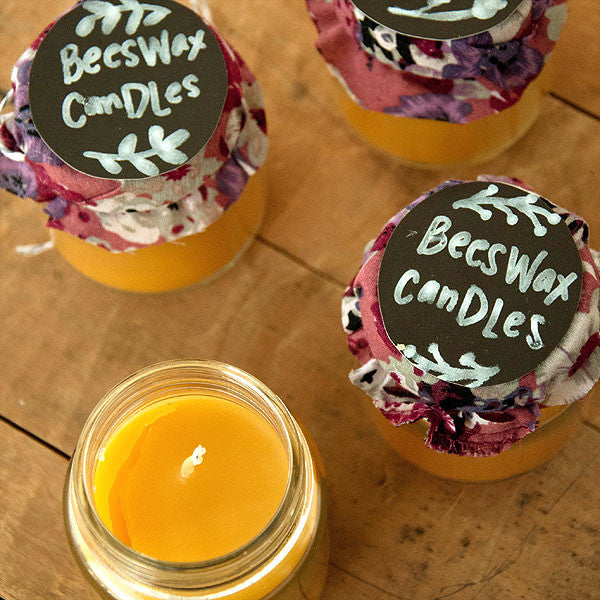 Beeswax and Bottled Candles Project