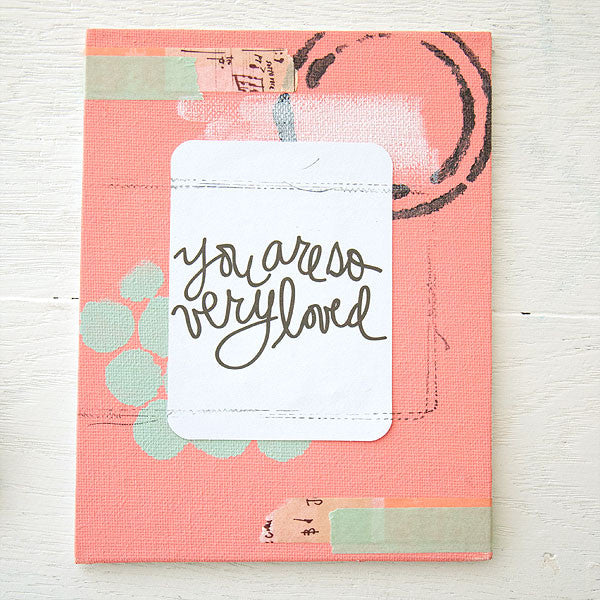 Mixed-Media Love Canvases Project