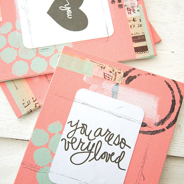 Mixed-Media Love Canvases Project