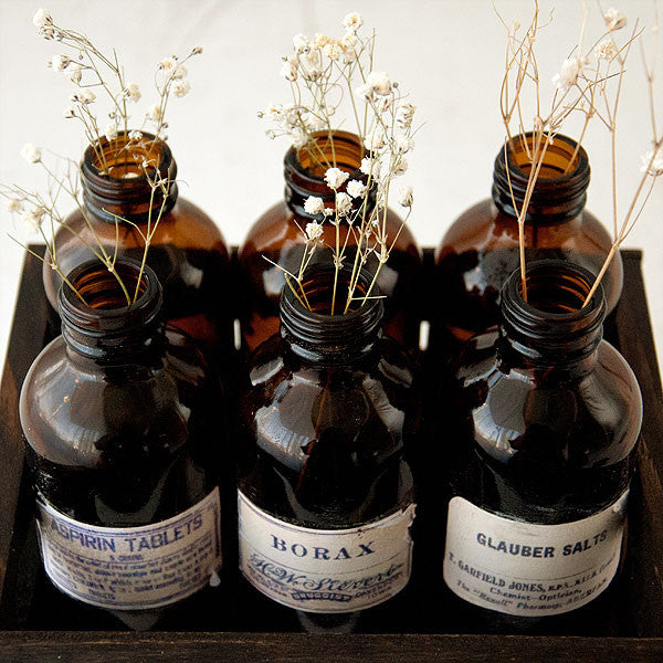 Apothecary Bottles Display Project