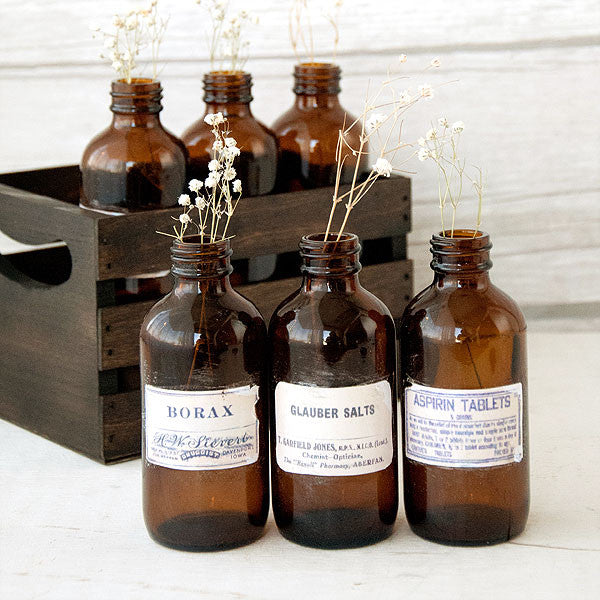 Apothecary Bottles Display Project