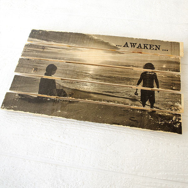 Awaken Wood Pallet Transfer Project by Johanna Love