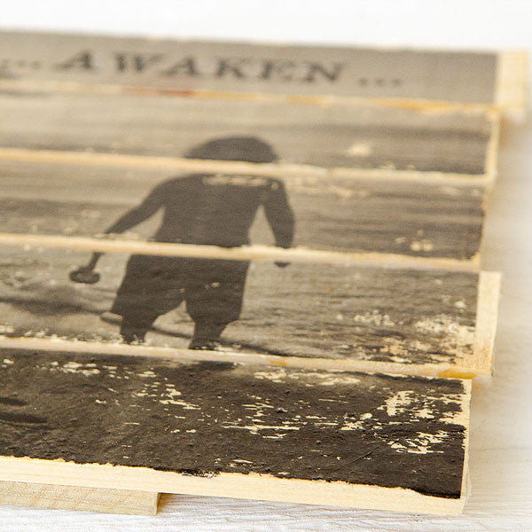 Awaken Wood Pallet Transfer Project by Johanna Love