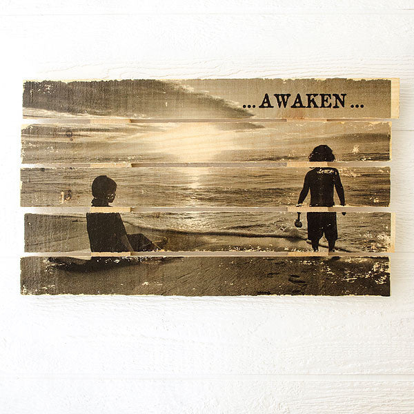 Awaken Wood Pallet Transfer Project by Johanna Love