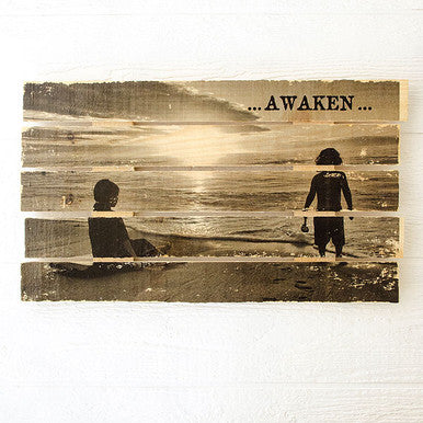 Awaken Wood Pallet Transfer Project by Johanna Love