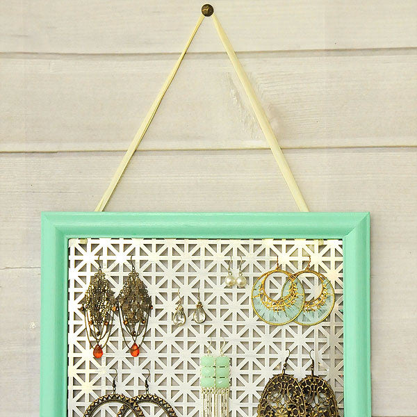 Repurposed Frame Earring Display Project