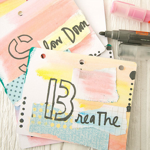 Mini Art Journal with Montana Paint Markers Project