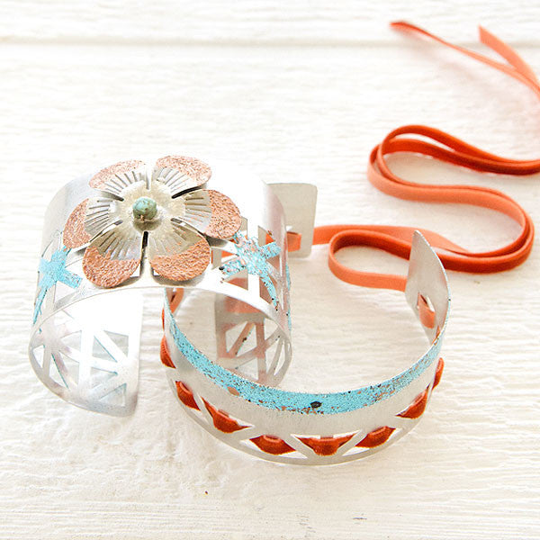 Scrap Metal Cuff Bracelets Project by Johanna Love