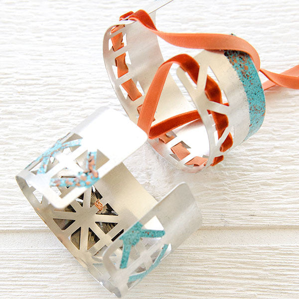 Scrap Metal Cuff Bracelets Project by Johanna Love