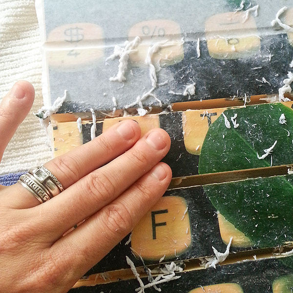 Mini Rustic Wood Pallet Image Transfer Project by Johanna Love