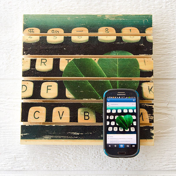 Mini Rustic Wood Pallet Image Transfer Project by Johanna Love