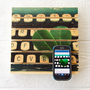 Mini Rustic Wood Pallet Image Transfer Project by Johanna Love